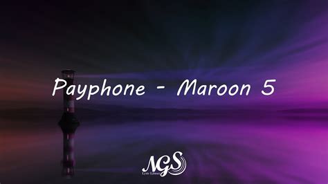 Payphone Maroon 5 Ft Wiz Khalifa Ngs Lyric Youtube