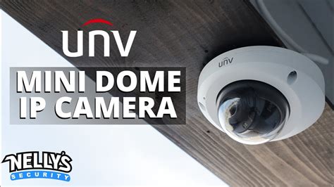 Uniview 4mp Mini Vandal Dome Ip Security Camera Ipc314sr Dvpf28 Youtube