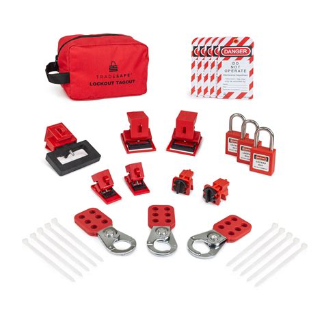 Universal Multipole Breaker Lockouts Electrical Lockout Tagout Kit W