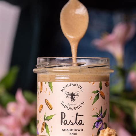 Pasta Sezamowa Tahini 300g Pasieki Rodziny Sadowskich TASTI Smakuj