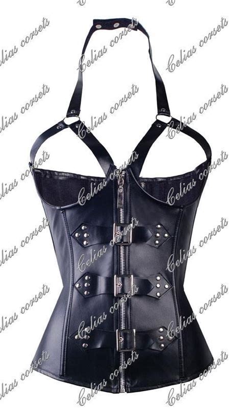 Free Samples Sexy Fetish Lingerie Leather Vinyl Pvc Corset Clubwear Sm Celias China