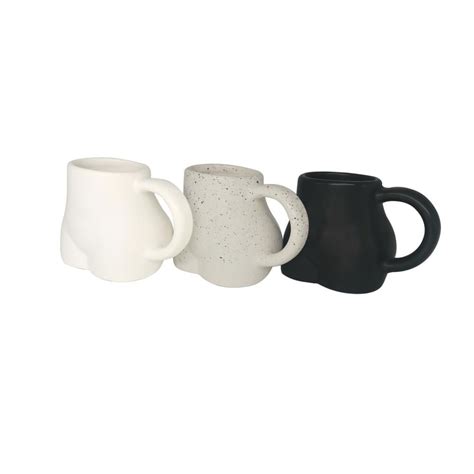 New Custom Nude Butt Boho Bum Woman Female Body Bum Shaped Ceramic Coffee Mug Ceramic