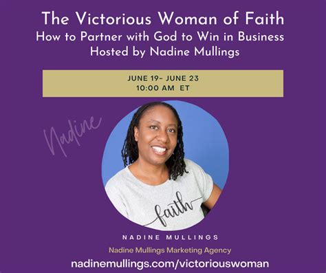 Victorious Woman Nadine Mullings