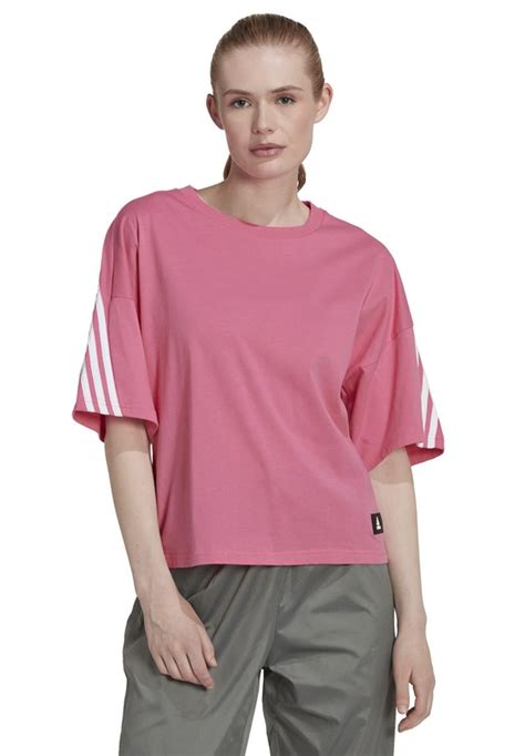 Adidas Originals Rundhals Print T Shirt Pulmagpink Zalandode