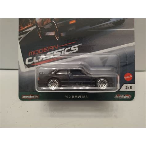 BMW E30 M3 1992 2 5 MODERN CLASSICS 1 64 HOT WHEELS PREMIUM BCN STOCK CARS