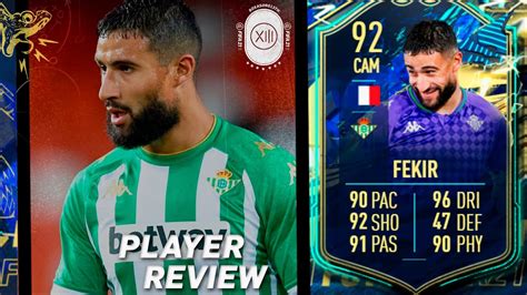 MEJOR QUE COUTINHO FLASHBACK NABIL FEKIR TOTS 92 REVIEW FIFA 21