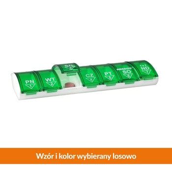 Anabox Kasetka na leki tygodniowa miks kolorów 1 szt