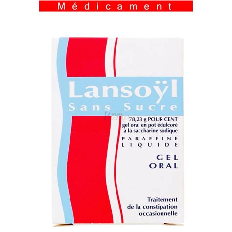 Soulagez La Constipation Avec Le Gel Oral LANSOYL SANS SUCRE Formule