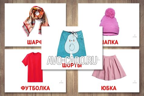 Развивающие Карточки Домана одежда бесплатно