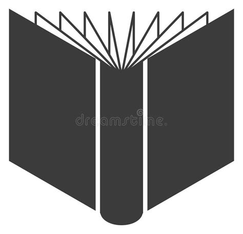 ícone De Livro Aberto Símbolo De Leitura Preto Logotipo Da Biblioteca