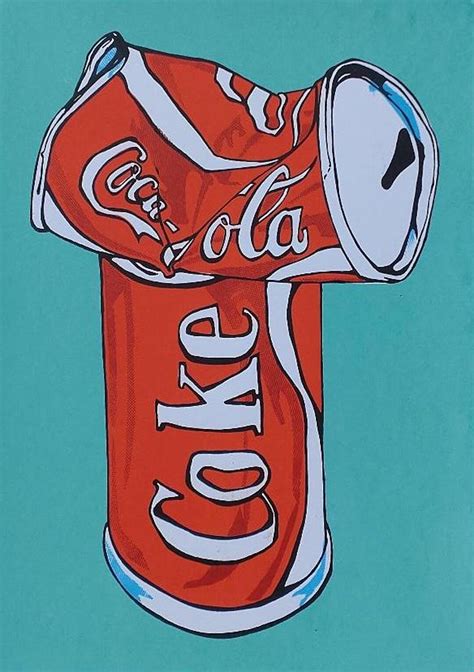 Crushed, Pop Art, Coke Cans, Prints, Retro, Warhol Style, Modern ...