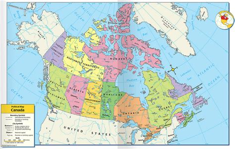 Canada Wall Map 2009 Atlas of Canada 64.25 x 48.25 Paper - Bilingual ...