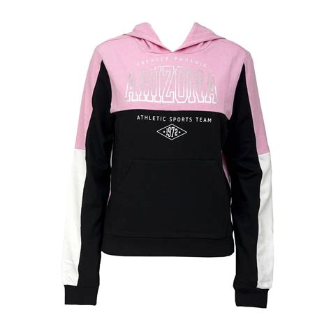 Sudadera George Talla EG Arizona Bloques Rosa Con Negro Walmart