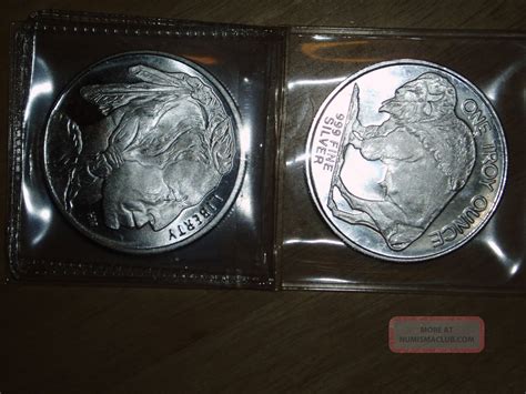 Oz Silver Buffalo Round Fine Silver Unc