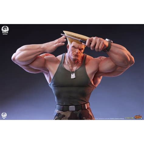 Street Fighter Guile Deluxe Edition Scale Statue Nl