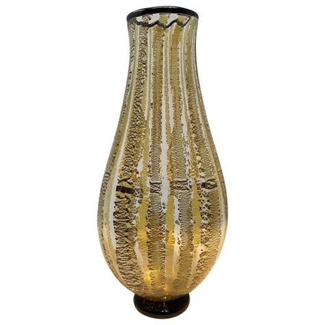 Murano Glass Vase By Seguso Viro 1990s Vinterior