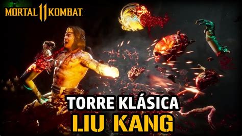 Mortal Kombat Torre Kl Sica Liu Kang Dif Cil Espa Ol Latino