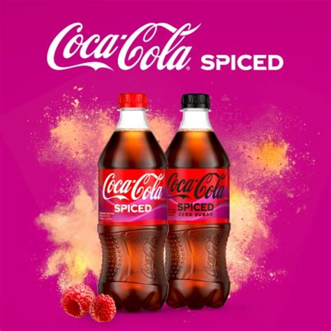 Coca Cola Spiced Raspberry Soda Bottle Fl Oz Fred Meyer