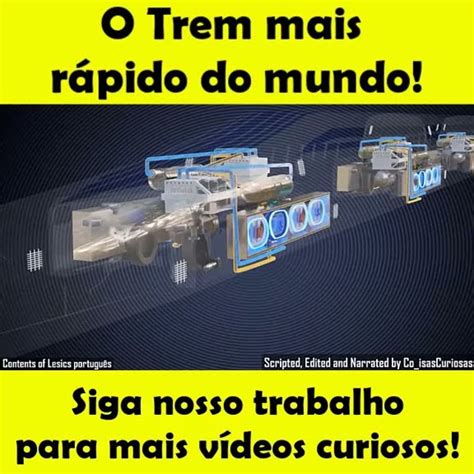 O TREM MAIS RAPIDO DO MUNDO YouTube