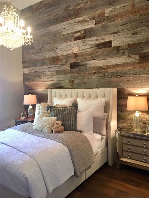 Wood plank accent wall bedroom – Artofit