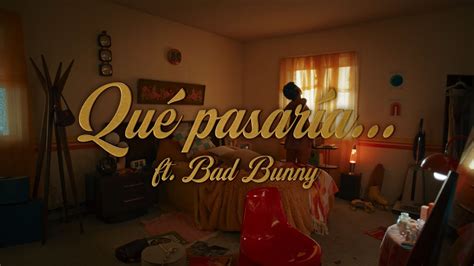 Rauw Alejandro Bad Bunny Qué Pasaría Lyric Video YouTube Music