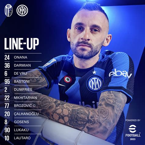 Inter On Twitter I Nostri 11 Per BolognaInter Powered By