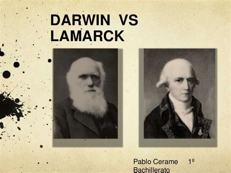 Darwin vs Lamarck