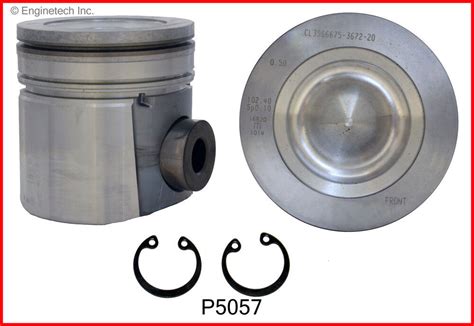 Engine Piston Set ENGINETECH 6 STD INC P5067 Car Truck Pistons Rings