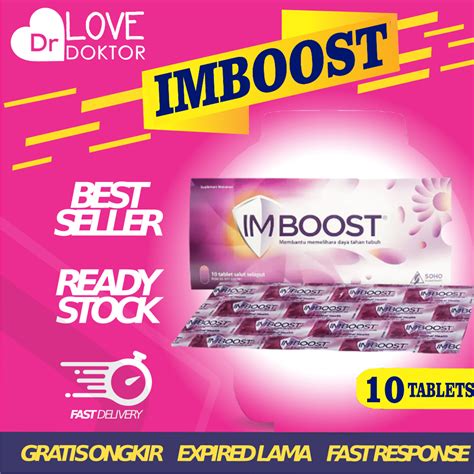 Jual IMBOOST TABLET MULTIVITAMIN MULTI VITAMIN DAYA TAHAN TUBUH 10