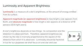 Luminosity And Apparent Brightness By Simply Math And Science Tpt