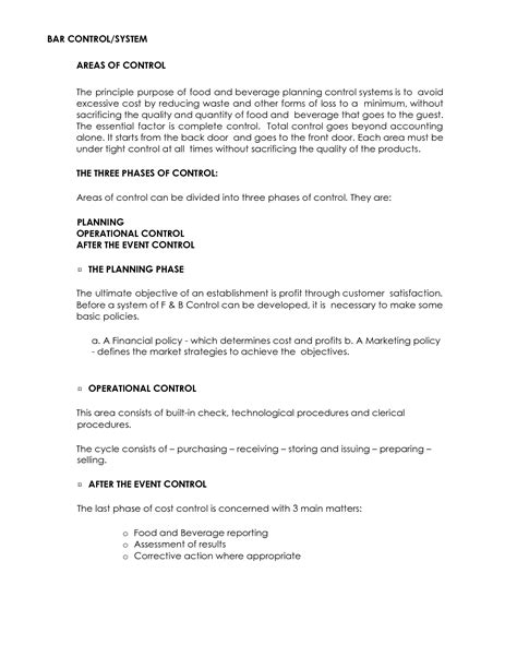 SOLUTION: Bar control system - Studypool