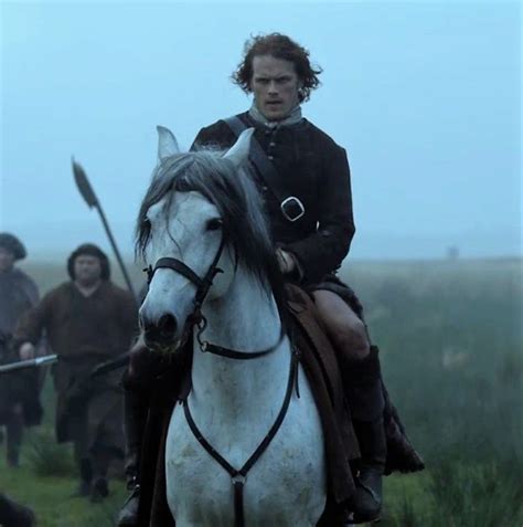 Sam Heughan As Jamie Fraser Of Outlander Starz Season Voyager