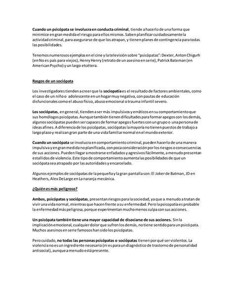 Diferencia Entre Psicopata Y Sociopata 8