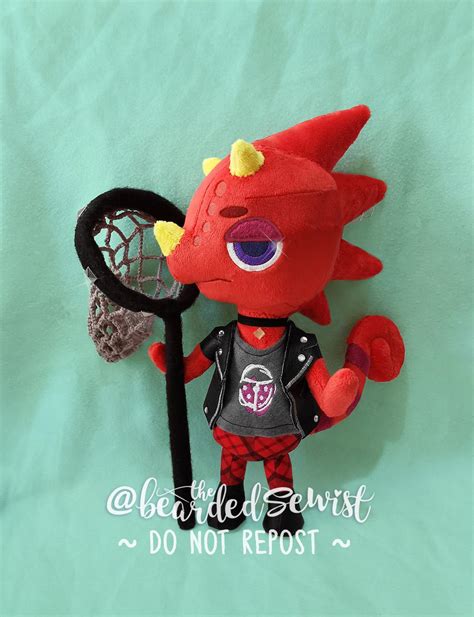 Animal Crossing New Horizons Flick Plush By Thebeardedsewist On Deviantart