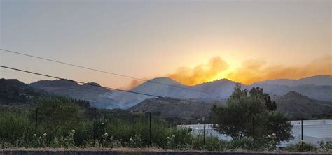 A Segesta Le Fiamme Devastano Il Parco Archeologico Il Tempio Dorico