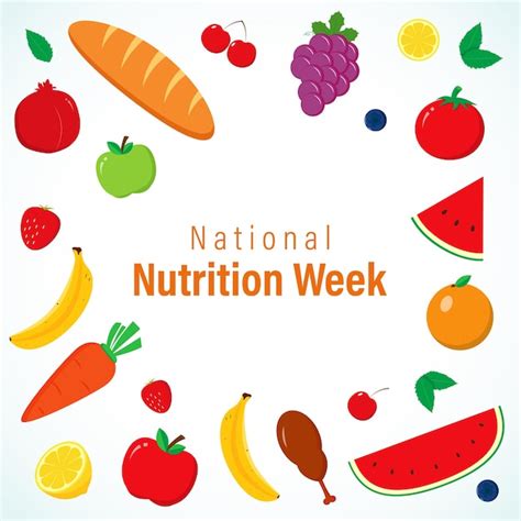 Premium Vector Vector Illustration For National Nutrition Week