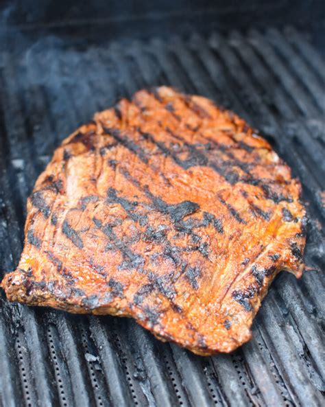 Grilled Flank Steak With Dry Rub A Cedar Spoon