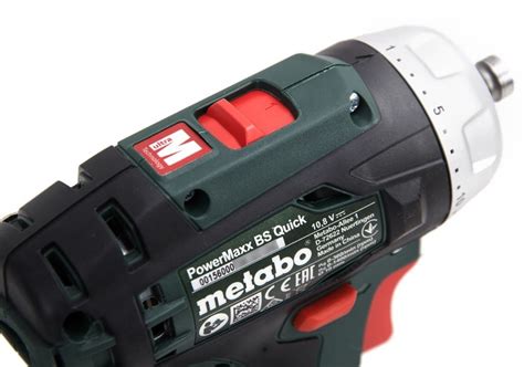 Wiertarko wkrętarka Metabo PowerMaxx BS Quick 600156500 2 AKU 10 8 V