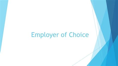 Employer Of Choice