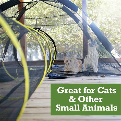 This Outdoor Cat Tent With Tunnel Lets You Kitties Safely Play Outside