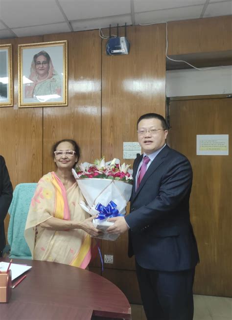 Ambassador Yao Wen Meets With State Minister Of Ministry Of Women And