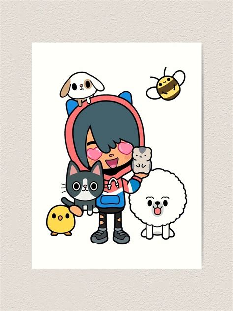 Toca Life Box Toca Boca Cute Art Print For Sale By Art Art69