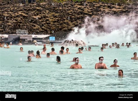 Blue Lagoon SPA. Iceland Stock Photo - Alamy