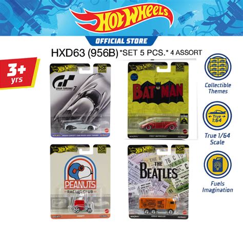 Hot Wheels POP CULTURE Sold As Set 5 cars รถฮอตวลส ปอปคลเจอร ขายยก