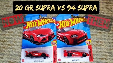 Hot Wheels Then And Now Of Toyota Gr Supra Red Greddy