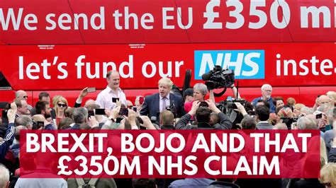 Brexit Boris Johnson And That £350m Nhs Claim Youtube