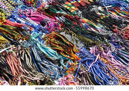 Colorful Flea Market Jewelry Stock Photo 55998670 : Shutterstock