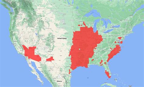 heat index map - RedZone