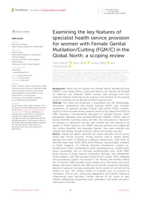 Examining The Key Features Of Specialist Health Service Provision For