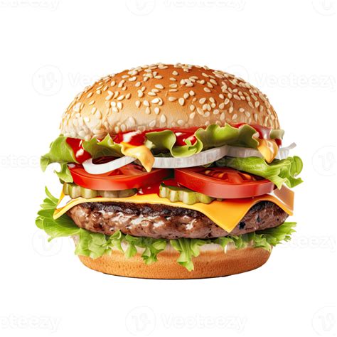 Beef Burger Isolated 21665613 PNG